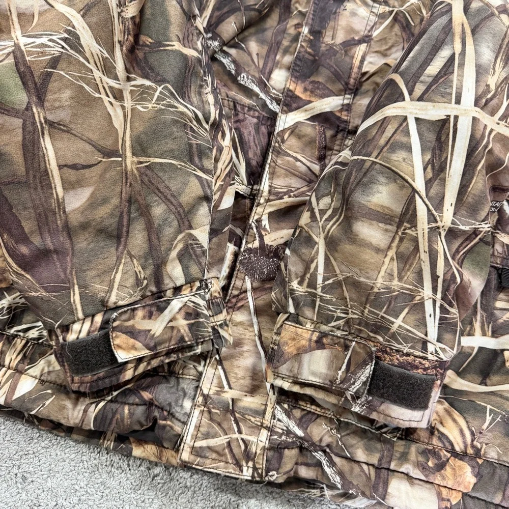 Cabela’s Men’s Dry-Plus Camouflage Full Zip Jacket Hunting Shooting Outdoor L